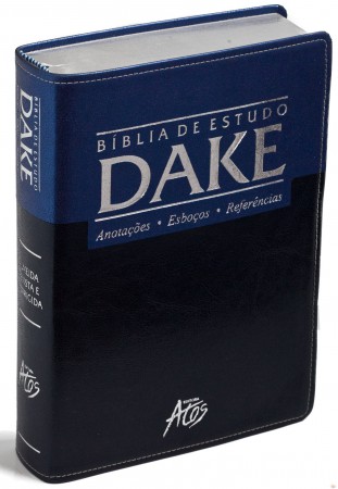 Biblia de Estudo Dake Azul Duotone (Lançamento) com Indice R$ 99,90